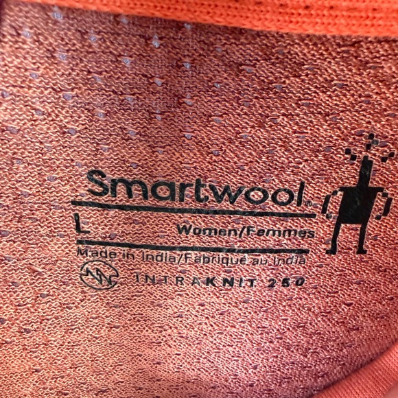 Smartwool Intraknit 250 Hoodie Womens L Maroon Excellent Merino Wool Pullover - Picture 5 of 10